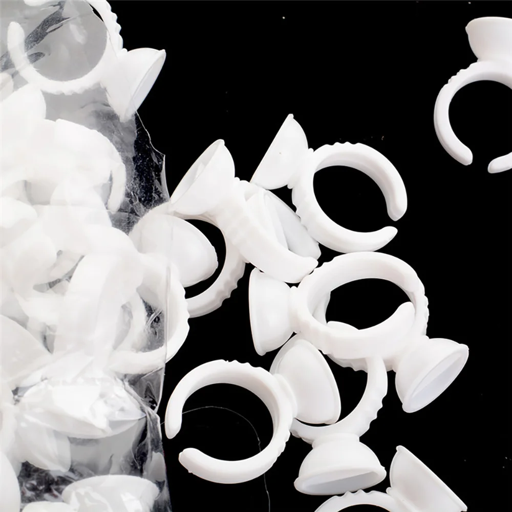 HERSQUEEN, роскошные кольца для крепления, держатель для клея, инструменты для ресниц, наборы для макияжа, одноразовое высококачественное кольцо для клея, лучшие цены, оптовая продажа