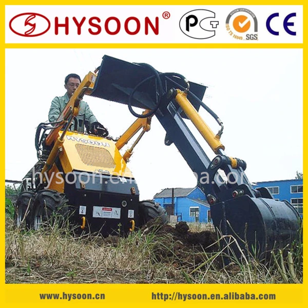 Mini skid steer loader poultry house cleaning equipment