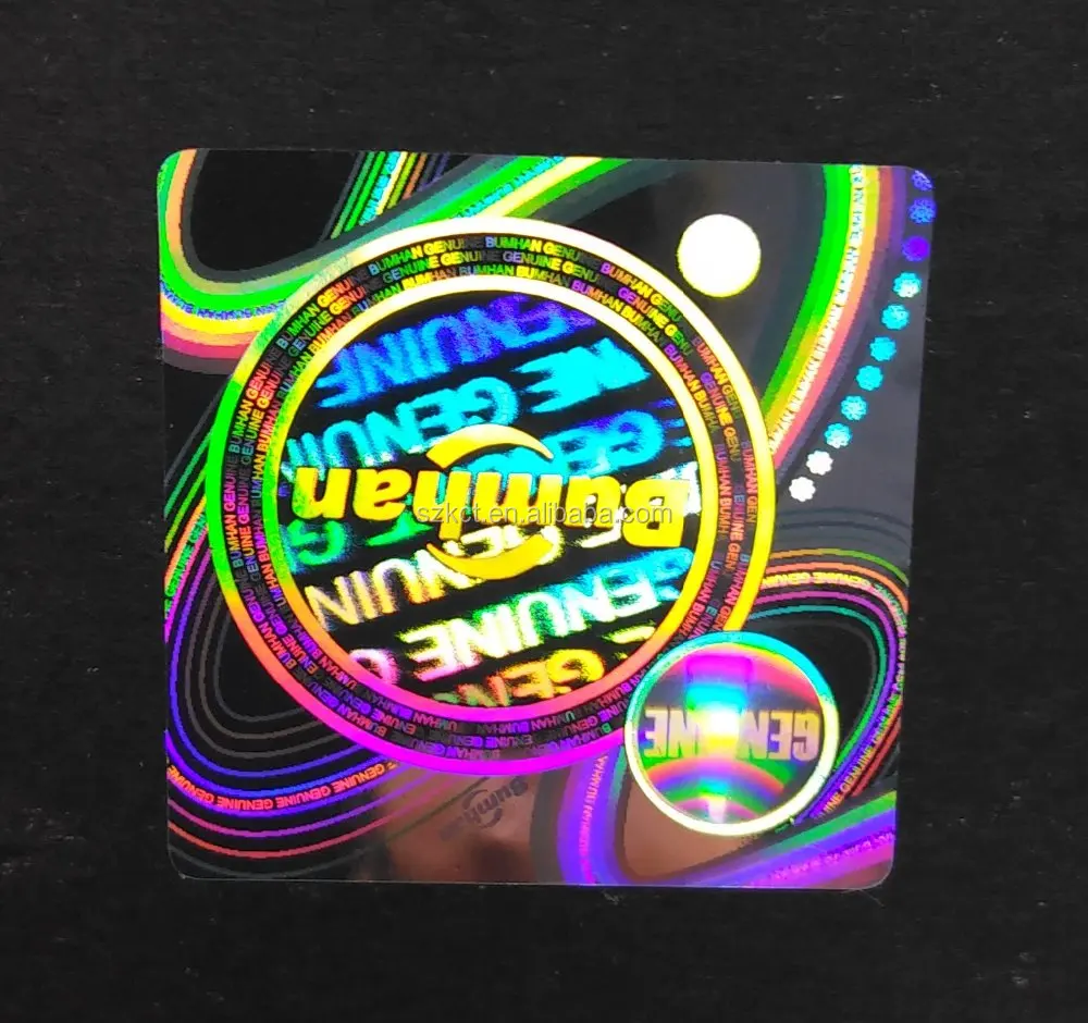 
Good Quality Laser UV Anti-fake Shipping Label Barcode Hologram Sticker 3d Label 