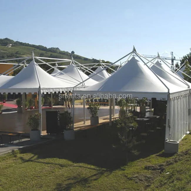 
Luxury aluminum marquee high peak white waterproof gazebo garden wedding pagoda canopy style tent for multi-purpose 