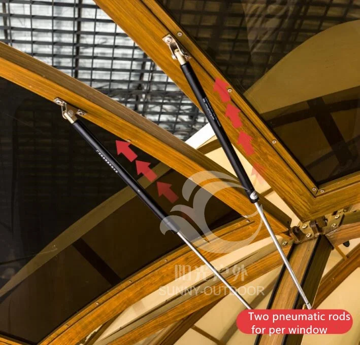 New Product Patio Gazebo Polyester Fabric Used PC board  Cover Tent  For Swimming