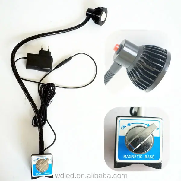 5W CNC LED MACHINE LAMPS FIXTURES WITH MAGNETIC BASE 110V 220V