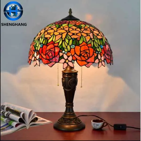 Morden style new decor tiffany table lamp 2020 new design custom-made lampshade