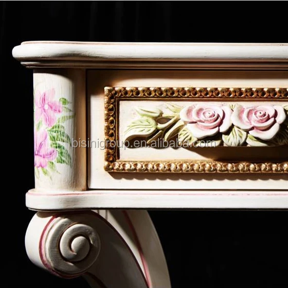 Exquisite Magic Garden Style Annabella Princess Poster Bed with Colourful Floral and Painting BF12-05295c