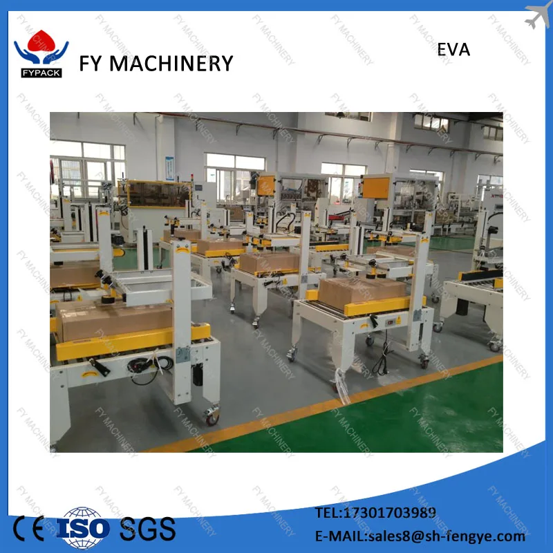 Automatic efficientive double drive carton box sealing machine for case