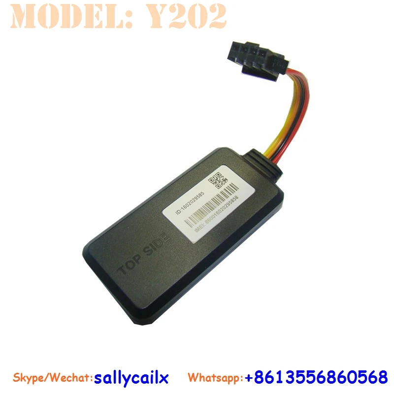 bike gps locator with engine power cut off Online tracking platform mobile APP y202 internal backup battery gps tracker