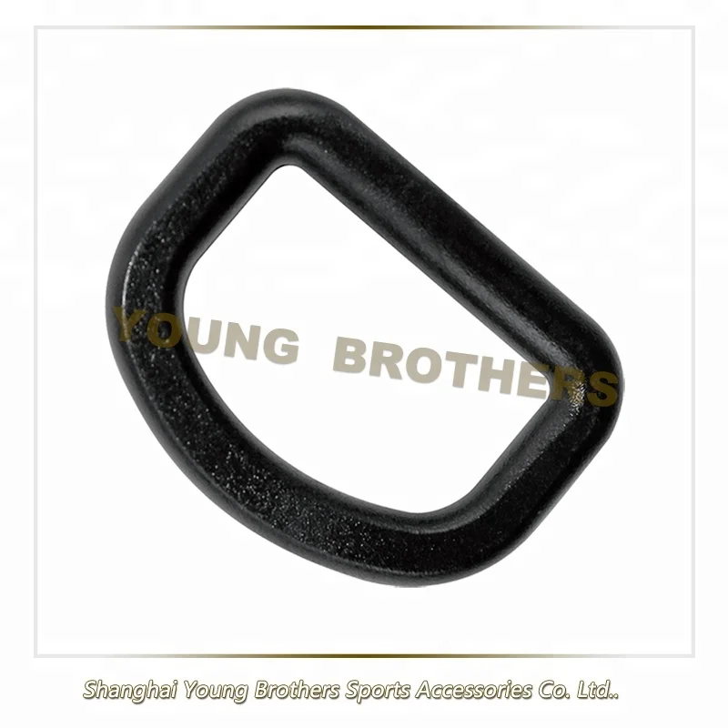 High Quality Plastic Adjustable Semi-Moon D Ring Buckles for Backpacks or Suitcases