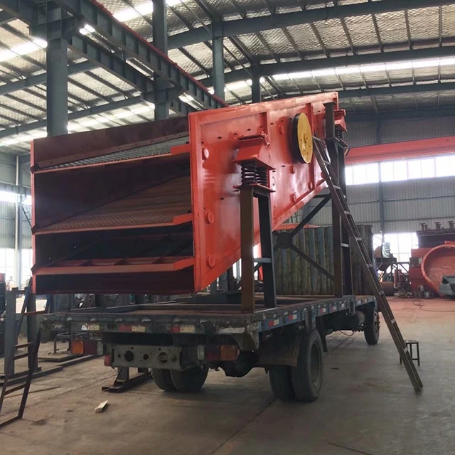 Factory Price 50-100 t/h Portable Screening Plant/ Mobile Vibrating Screen /Movable Sieving Equipment For Sale