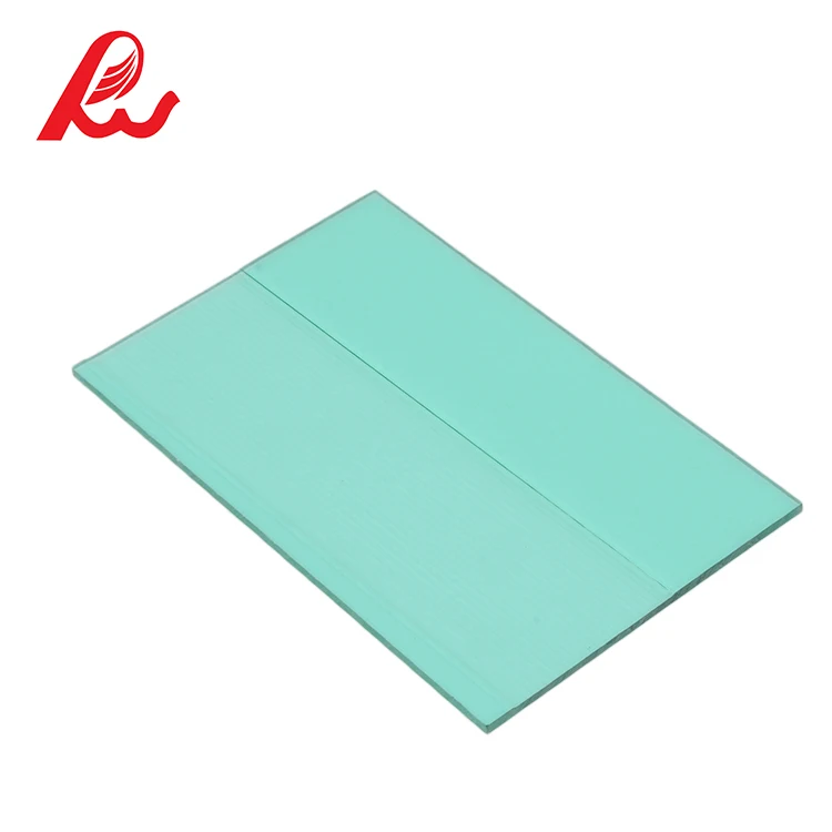 Clear and colored polycarbonate stripe plastic roofing sheets for greenhouse