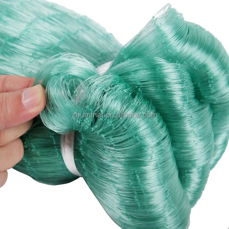 
High tenacity more durable china pa knotless product depth with 10md nylon white multifilament double selvage fishing nets 