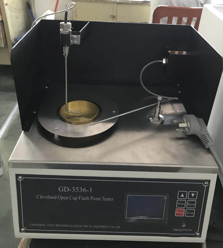 GD-3536-1 Semi-automatic Cleveland Open Cup Flash Point Tester