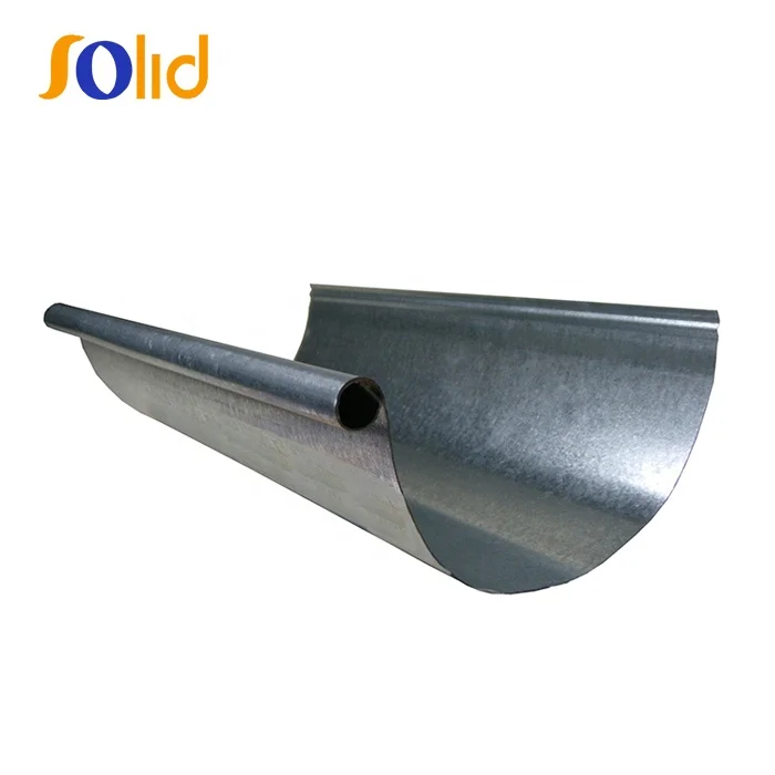 
Aluminum,Copper, PVC Stainless Steel Half Round Gutters Rain Gutter 
