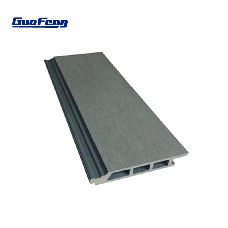 outdoor plastic wood balcony cladding wpc wall cover hollow panel