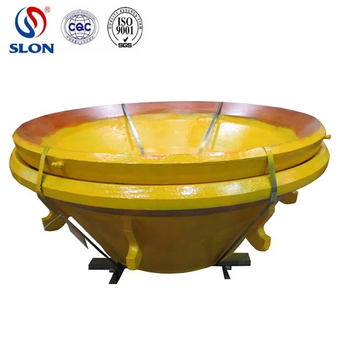Manganese steel 4830-6501 bowl liner and 5013-7001 mantle for  2FT 3FT 4FT 5 .5FT 7FT cone crusher