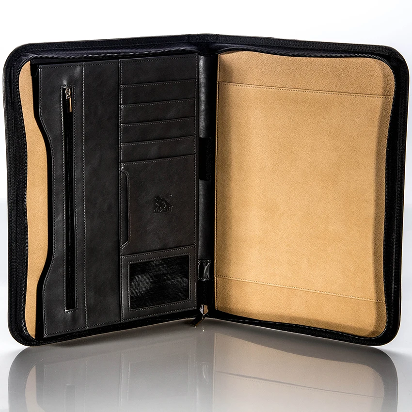 Leather Presentation Folder A4 Conference File Holder