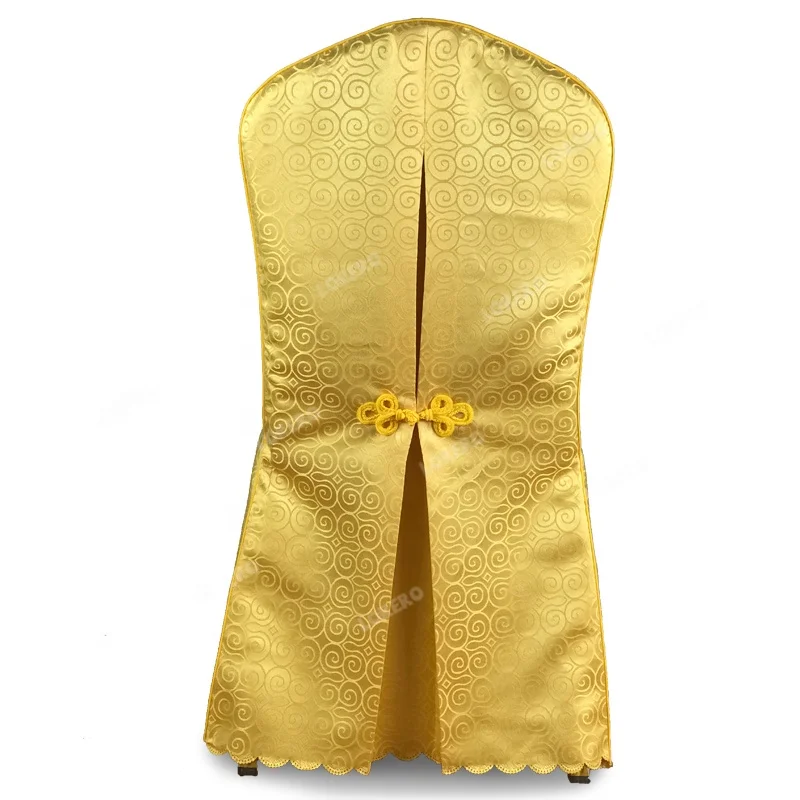 Lorero factory Jacquard Plain polyester banquet hotel  Wedding Chair Covers
