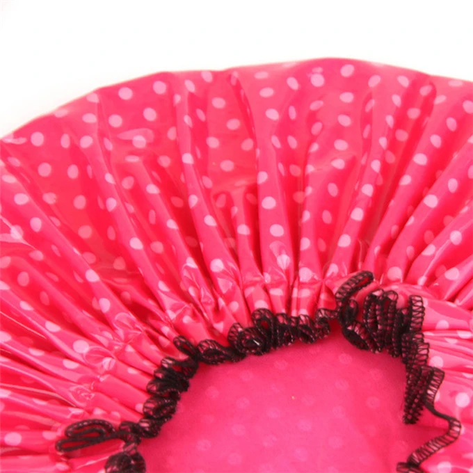 
Many Years Factory In Stock Wholesale Waterproof Coated Cotton Shower Cap Hair Turban 