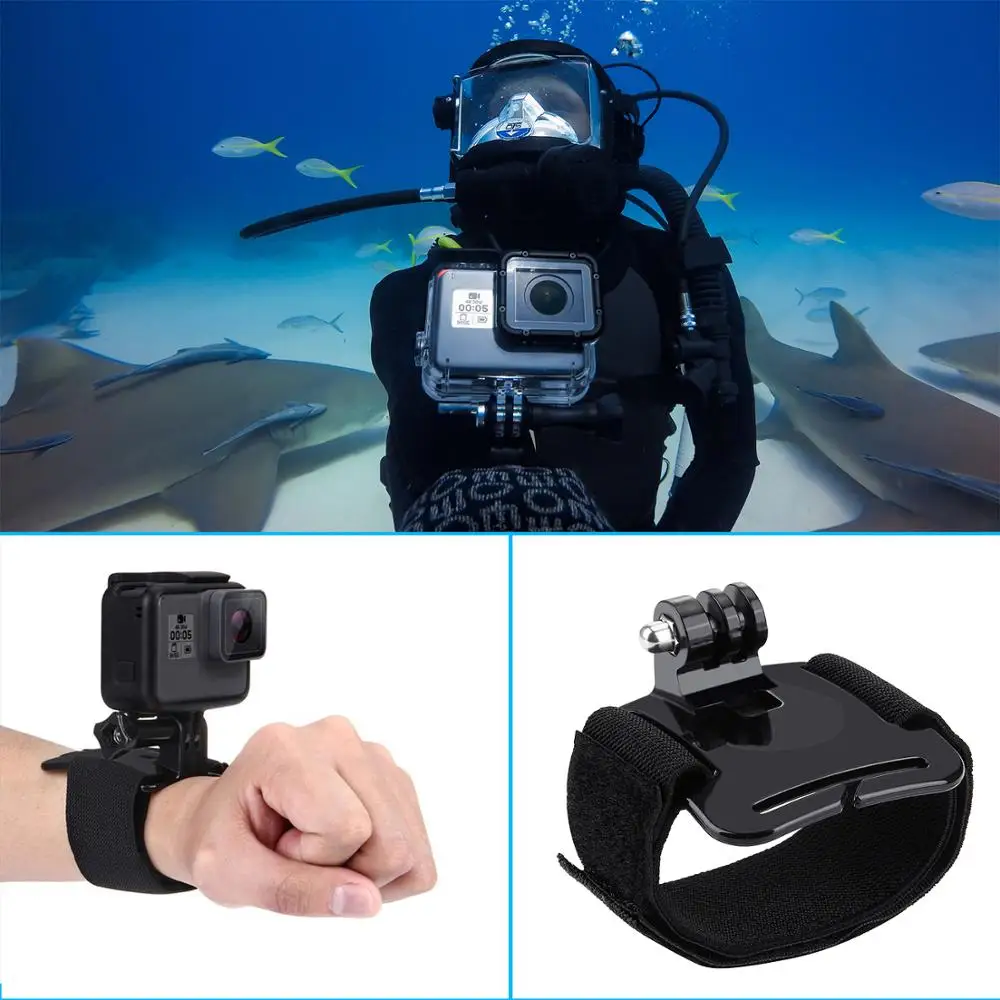 Оптовая продажа от производителя, комплект аксессуаров для спортивной камеры 25 в 1 для GoPro Hero10 9 8 7 6 5 4 3 2 1