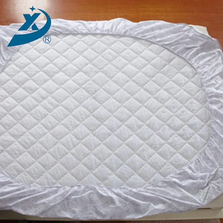 
Hotel use Mattress protector white Mattress Pad quilted waterproof mattress pad 
