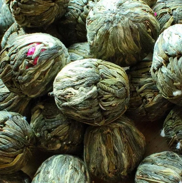 Fujian Art Blooming Flower Tea Ball Beautiful blooming tea