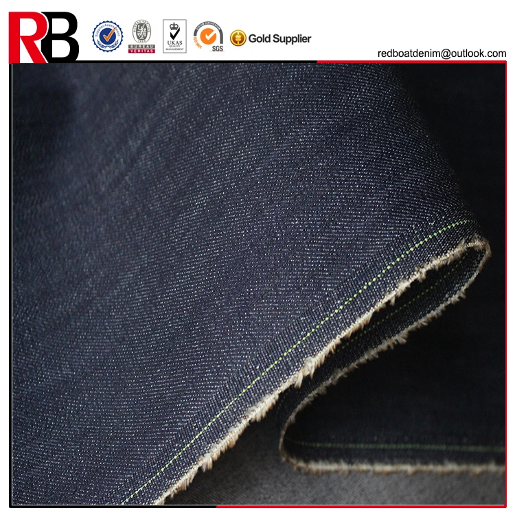 Низкая цена selvedge деним оптовая продажа спандекс текстиль брюки ткань