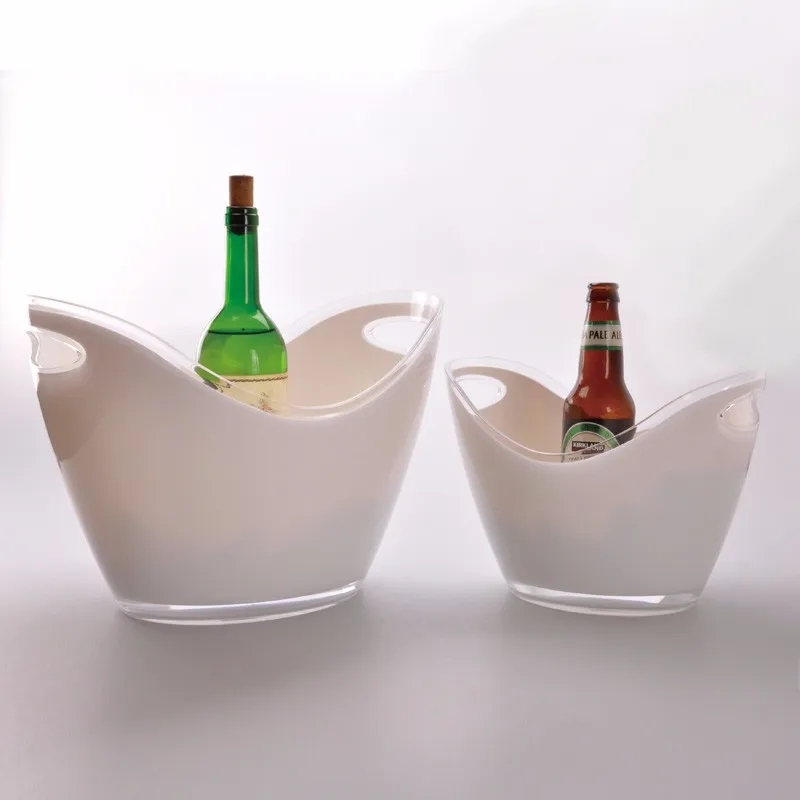Modern Style Acrylic Ice Beer Buckets For Sale