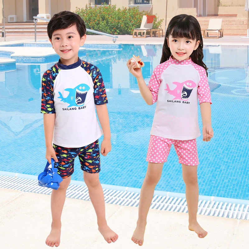 Новый детский купальник детское бикини Детские купальники водонепроницаемые детские тренировочные с принтом