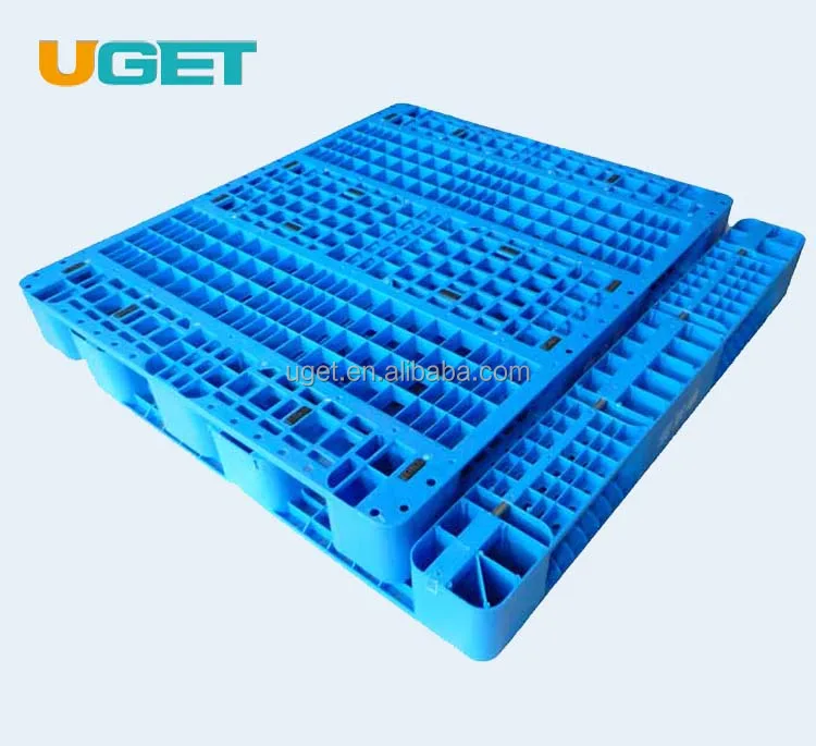 
Heavy Duty 1200*1000 4 Four Way Entry Single Face Grid 6 Runner Plastic Pallet 