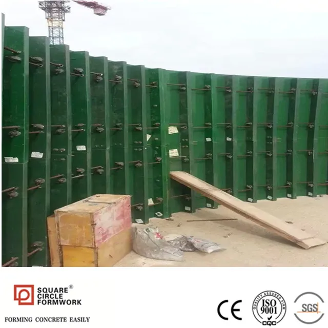 
Curved Wall System for Construction 