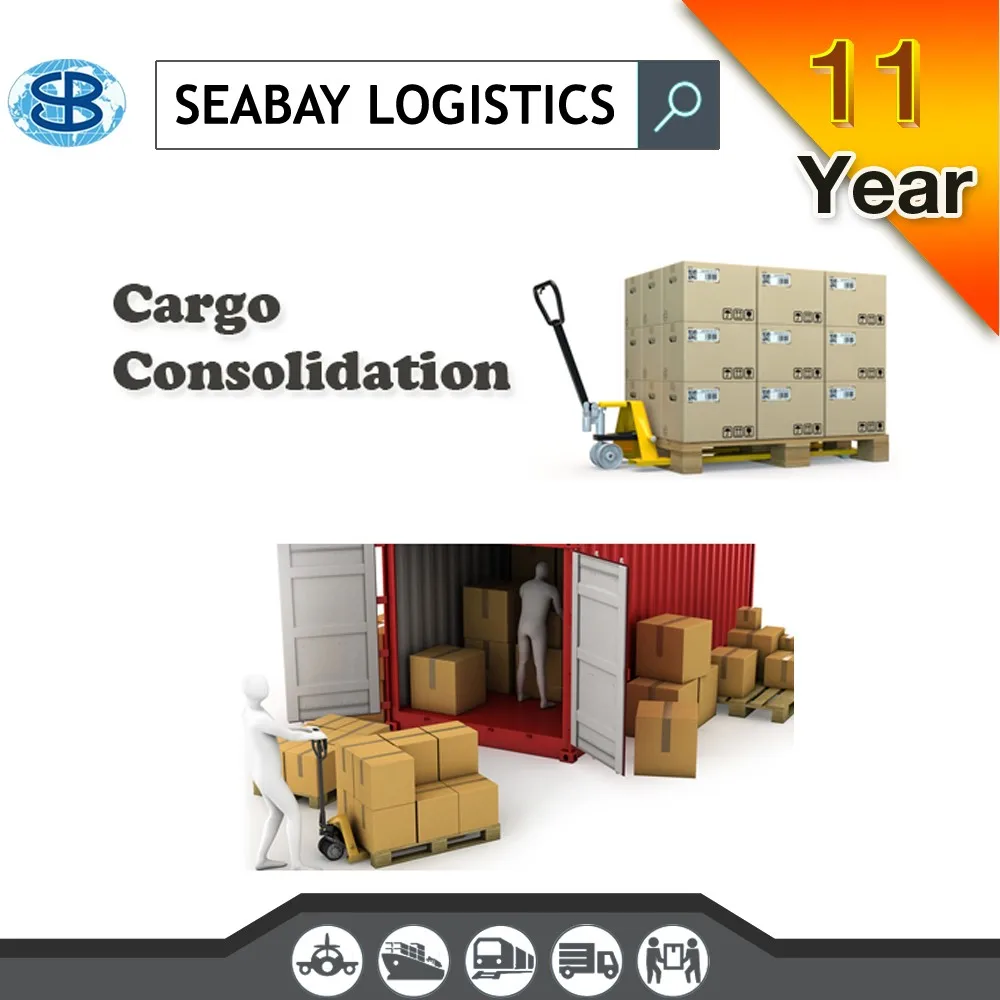 Консолидация груза в один контейнер транспортные услуги в Китае по всему миру ddp