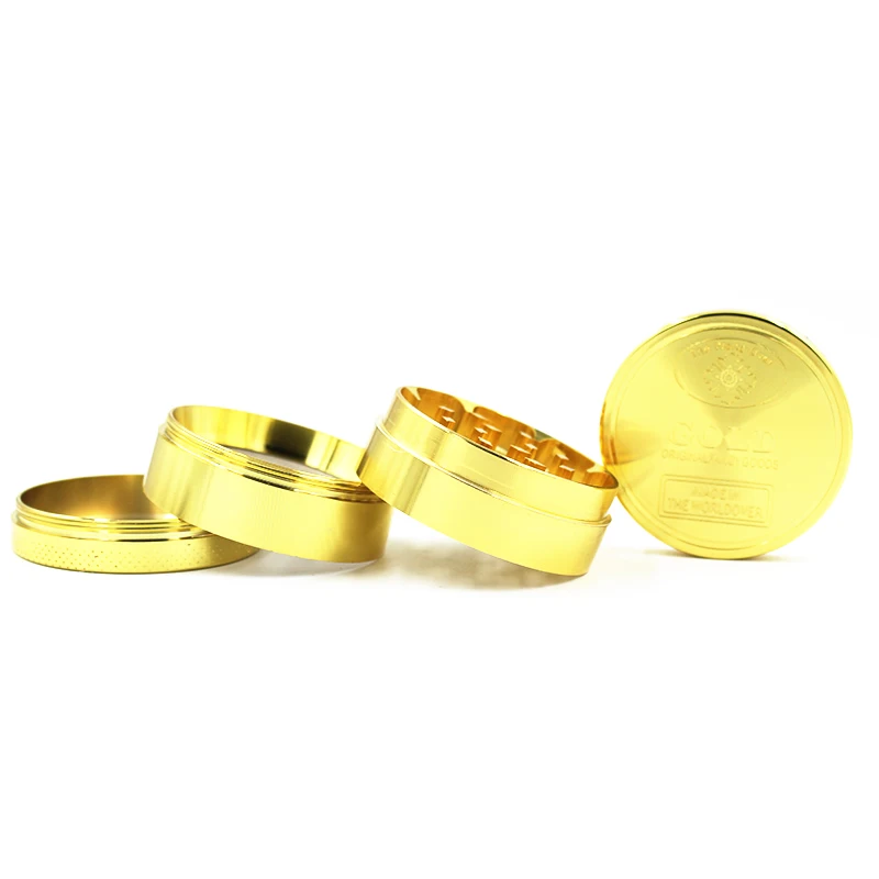 40mm 4 parts zinc Alloy Herb Grinder Custom Logo Tobacco Grinder Smoking Grinder Accessories Picador de Metal