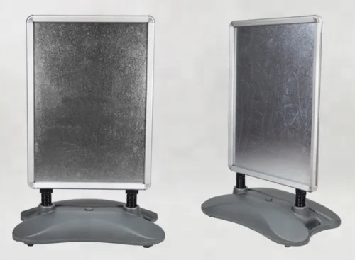 A1 aluminum alloy frame display outdoor movable double-sided water base poster display stand