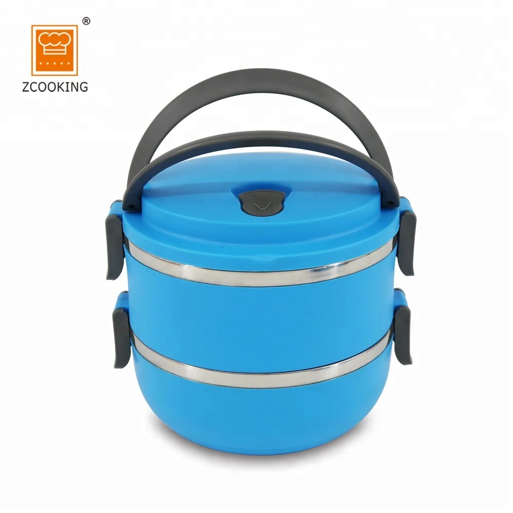 Promotional 2 Layers Stainless Steel Food Container Bento Box Lunch