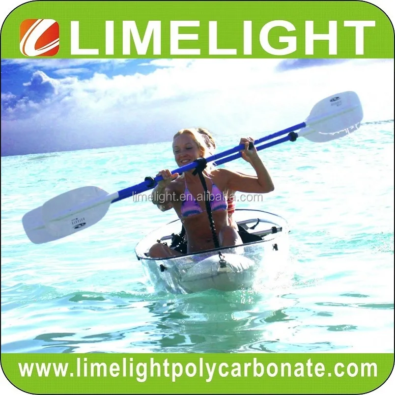 transparent kayak clear bottom kayak crystal canoe clear bottom boat polycarbonate canoe kayak