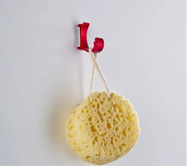 Colorful space aluminum Wall Door Holder Hook Hanger/coat hook