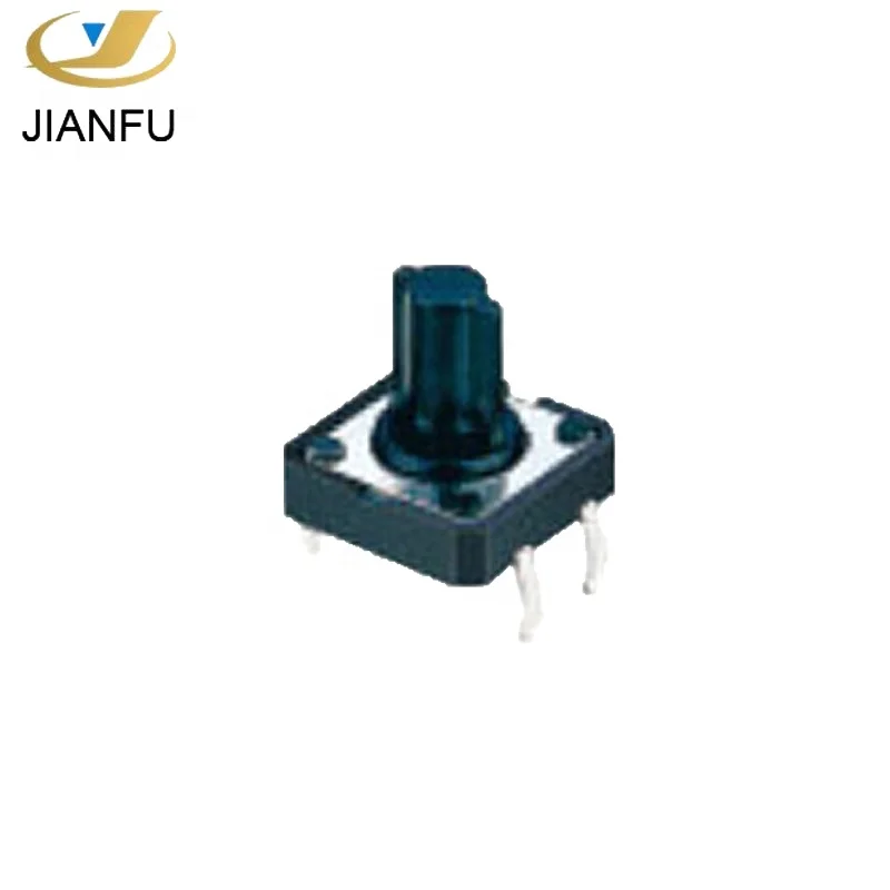 12 мм 4 шпильки dip плоский стволовых В в dc spst pcb такт переключатель