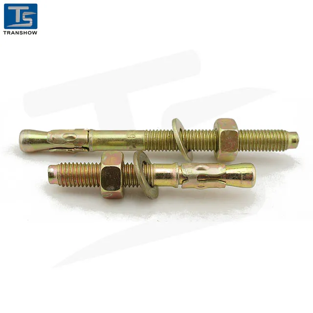 China supply high quality yellow zinc plated Anchor bolt