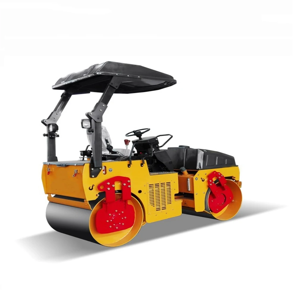 3 Ton Double Drum Vibratory Mini Road Roller