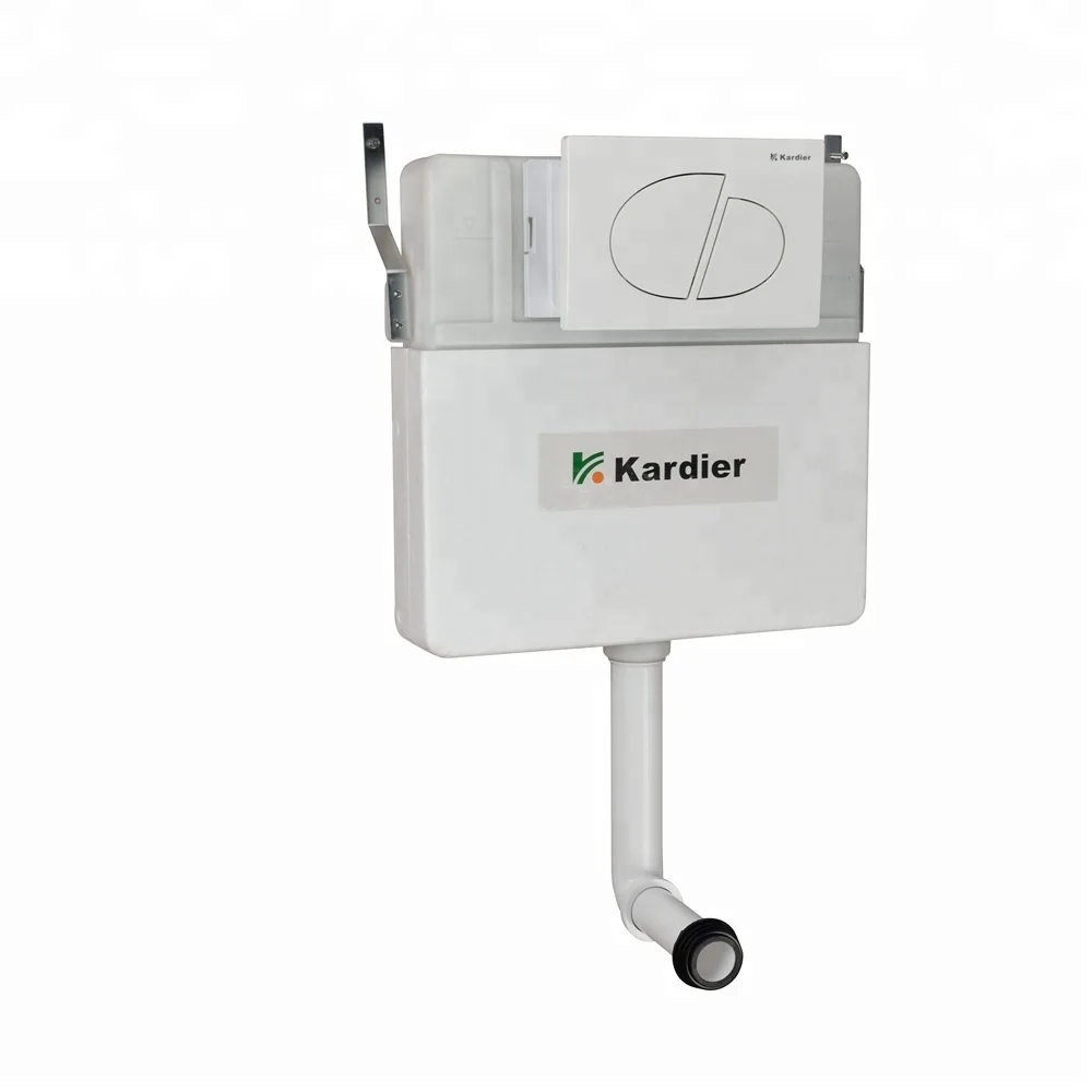 CE approval super slim bathroom concealed water cistern for back to wall toilet