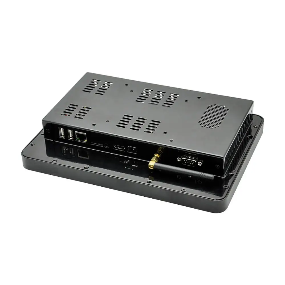 10.1 inch AIO Touch all in one pc usb hmi 10 points multi touch capacitive waterpoof industrial AR AG Glass bank payment kiosk