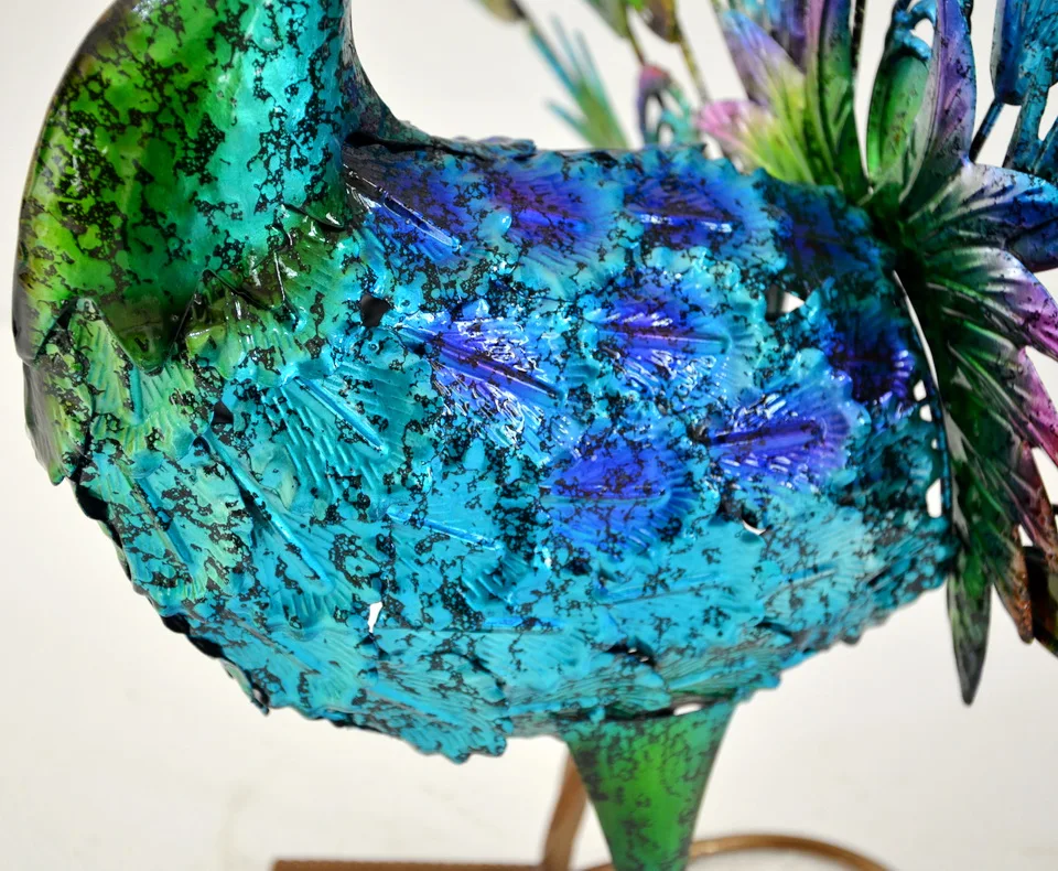real size decorative Metal Art Peacock