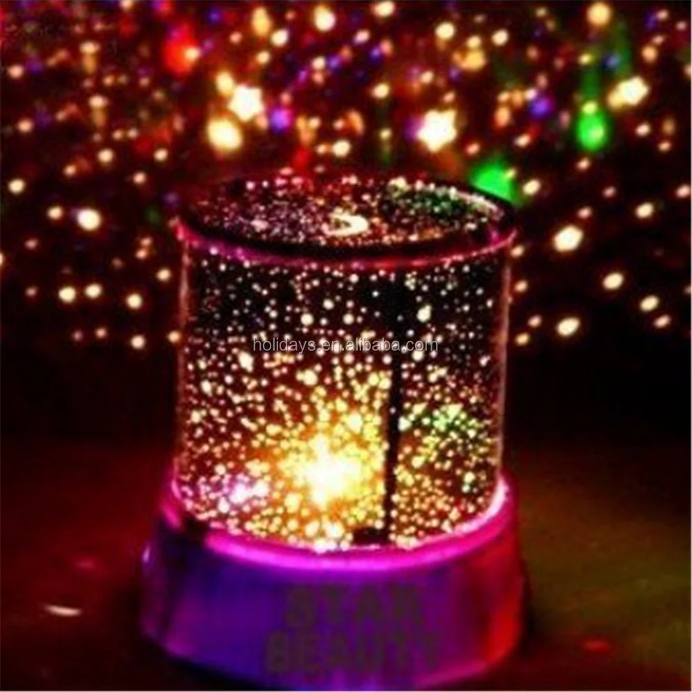 Phonecase Amazing Romantic Pink LED Night Light Projector Lamp, Colorful Star Master Light, Bedside Lights (with USB Cable)