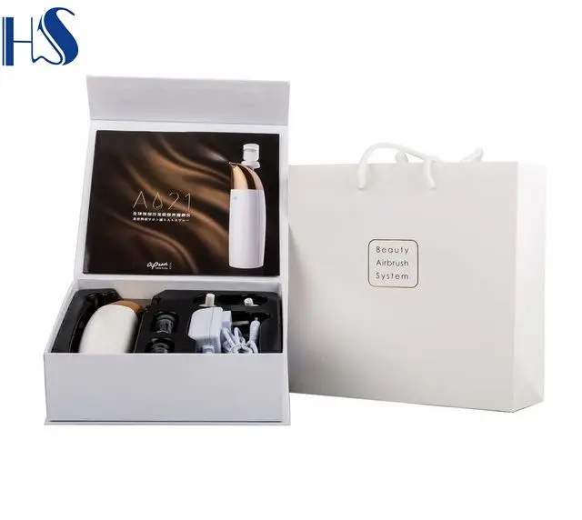 
A021 makeup kit for airbrush and lotion OEM Wireless Automatic Makeup Airbrush Gun Mini Compressor 