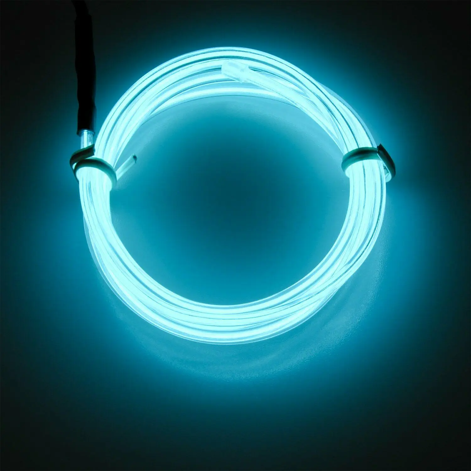 5 Packs Ice Blue Color 3.2mm 3M  Sewable Multi Color Electroluminescent Wire/ Glowing EL Wire For Clothes With Controller