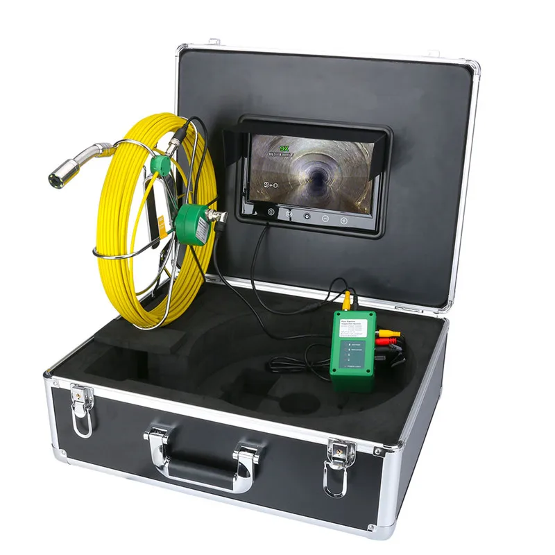 
video pipe inspect camera Waterproof Drain Pipe Sewer Inspection Camera System 9
