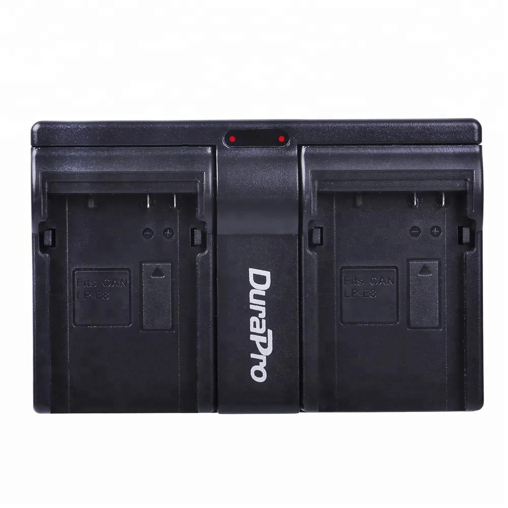 Двойное зарядное устройство DuraPro LP-E8 LP E8 USB для Canon EOS 550D 600D 650D 700D kiss X4 X5 X6i