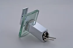 ROVATE Luxury Design Bathroom LED Basin Faucet Deck Mounted Single Handle Waterfall Spout Hot and Cold Taps