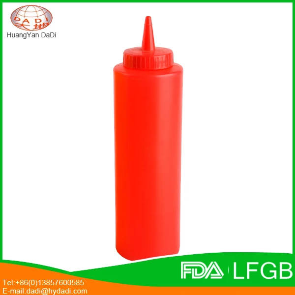 Best selling BPA free squeezable plastic ketchup bottle with low price
