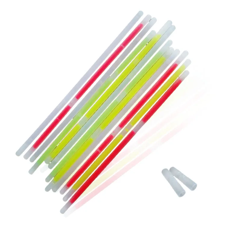 8 GLOW BRACELET COMBINED WITH CONNECTOR AND GLOW STICKS PACKED IN TUBES OF 100PCS