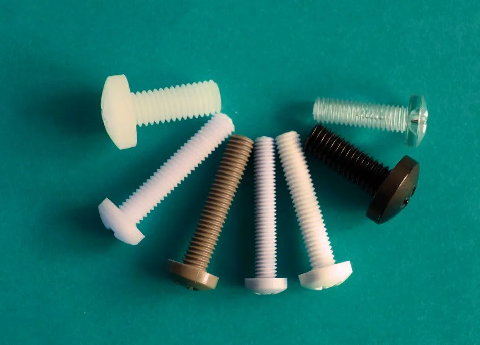 Plastic Cross Recessed Pan Head Polypropylene PP Screw Plastic bolt plastic screw and nut